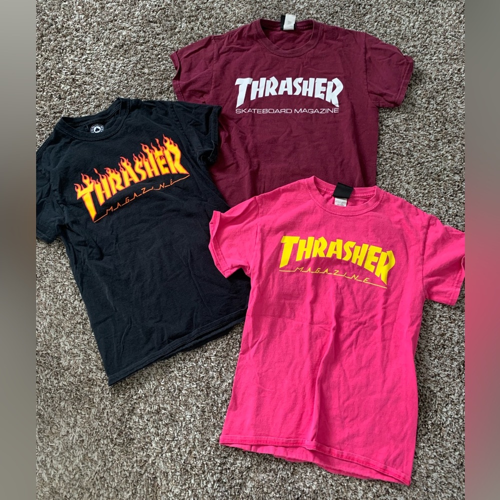 THREE THRASHER SHIRTS BUNDLE